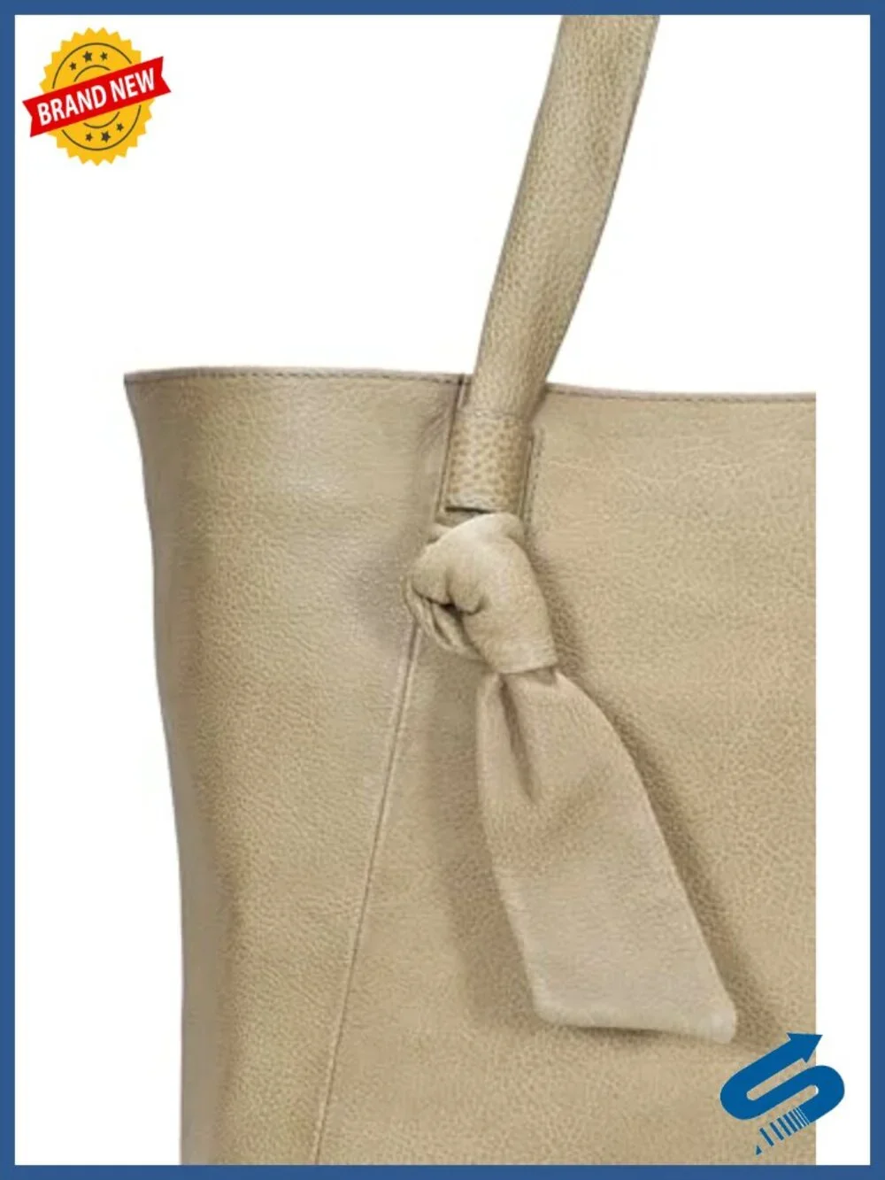 Genuine Leather Frye Women's Nora Knotted Tote Handbag